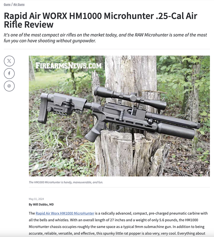 Firearms News reviews the RAW Microhunter