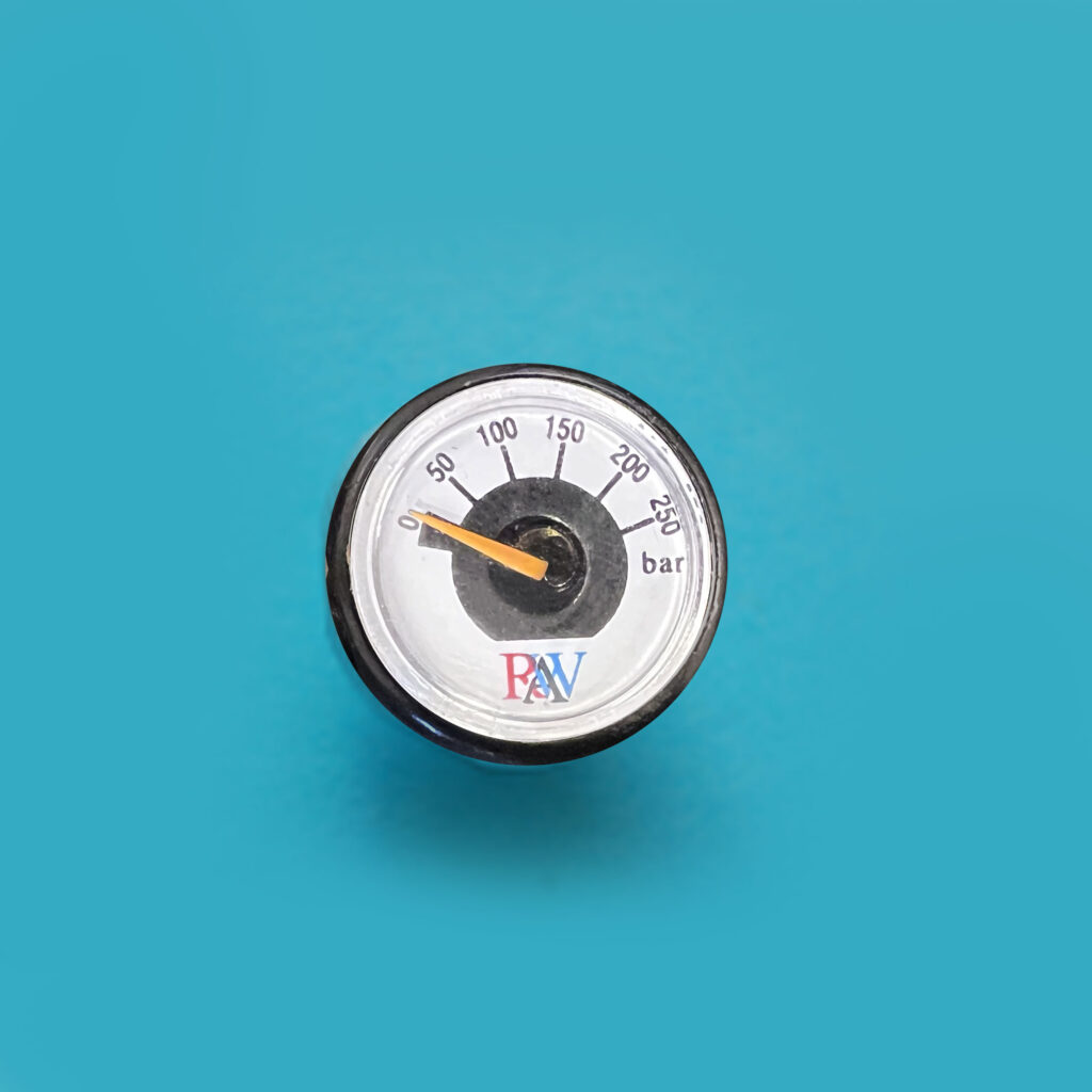 RAW Pressure Gauge for HM1000 or HM1000x