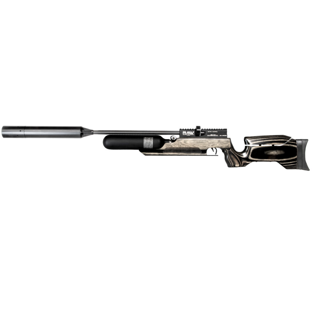 HM1000x LRT – Black Ebony Night Wood Laminate Stock with Moderator