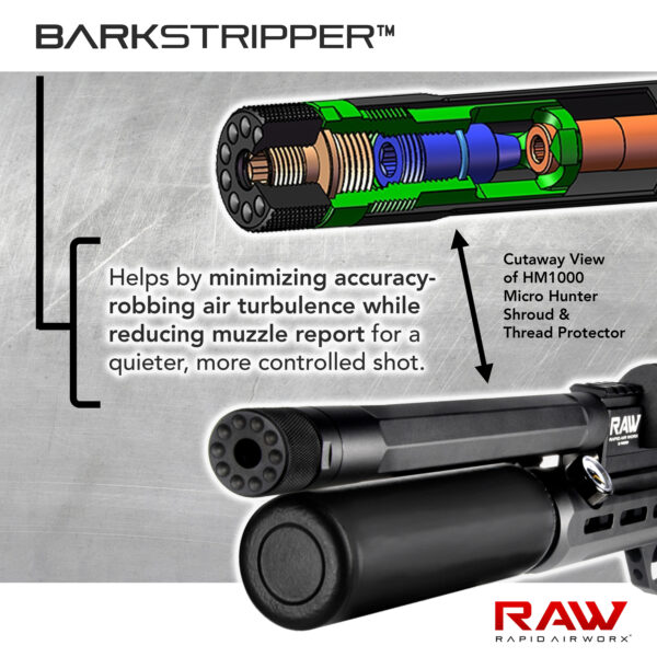 Barkstripper Infographic for HM1000 Micro Hunter
