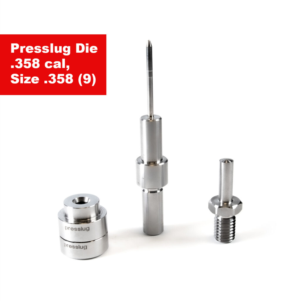Presslug Press with .358 Caliber Die