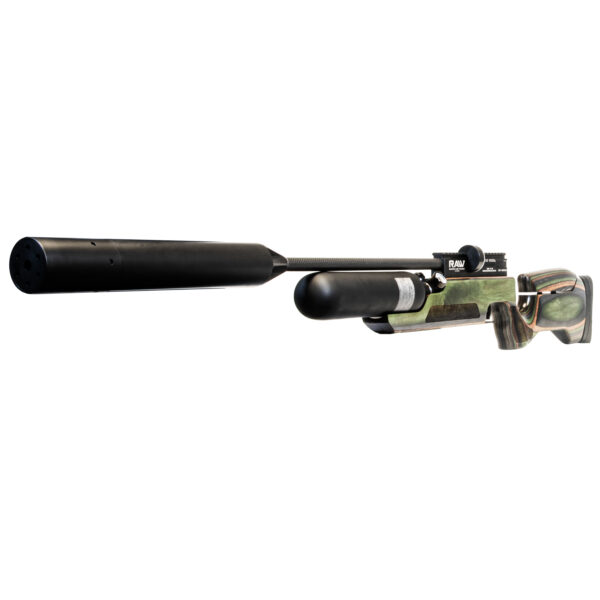 HM1000x LRT – Camo Wood Laminate Stock with Moderator Sidelever Angled Gauge