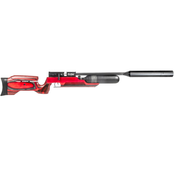 HM1000x LRT – Red Wood Laminate Stock with Moderator Sidelever View