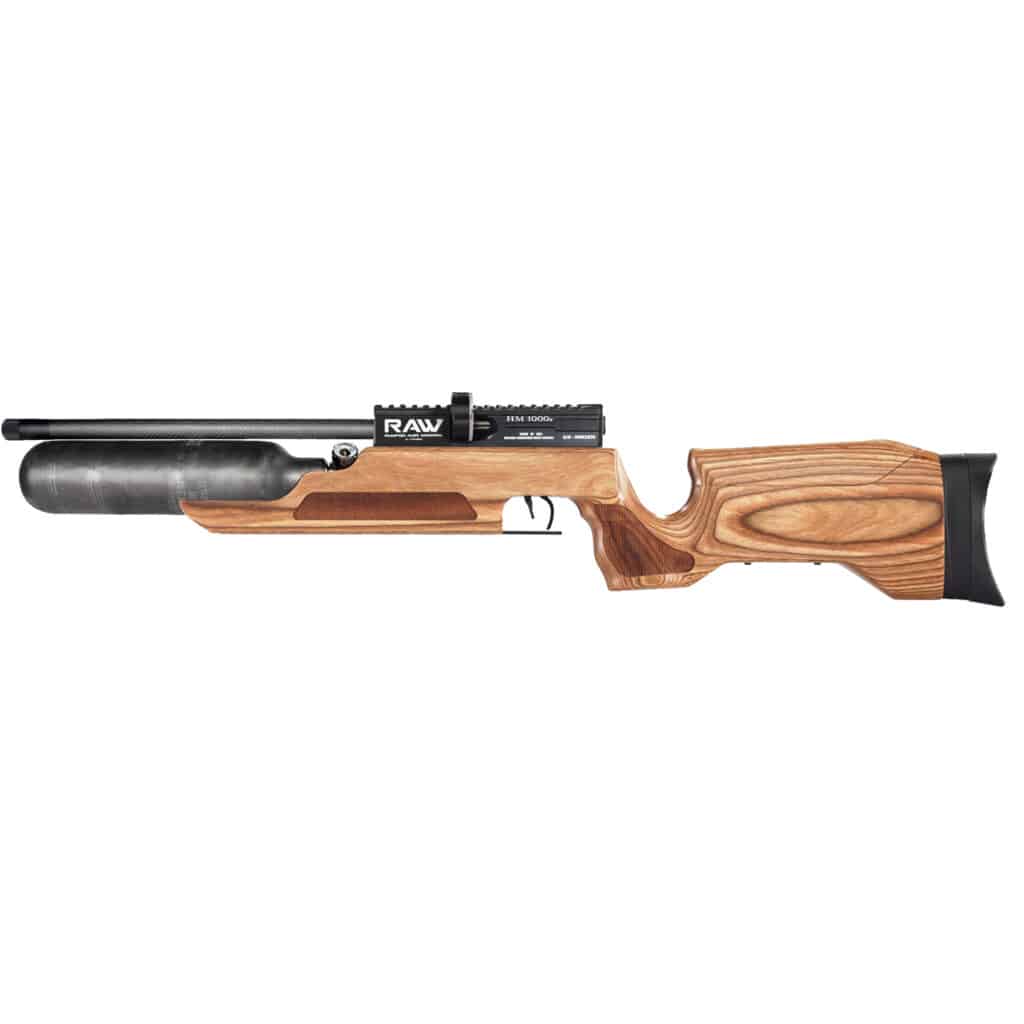 RAW Mini Hunter HM1000x – Tan Wood Laminate Rifle