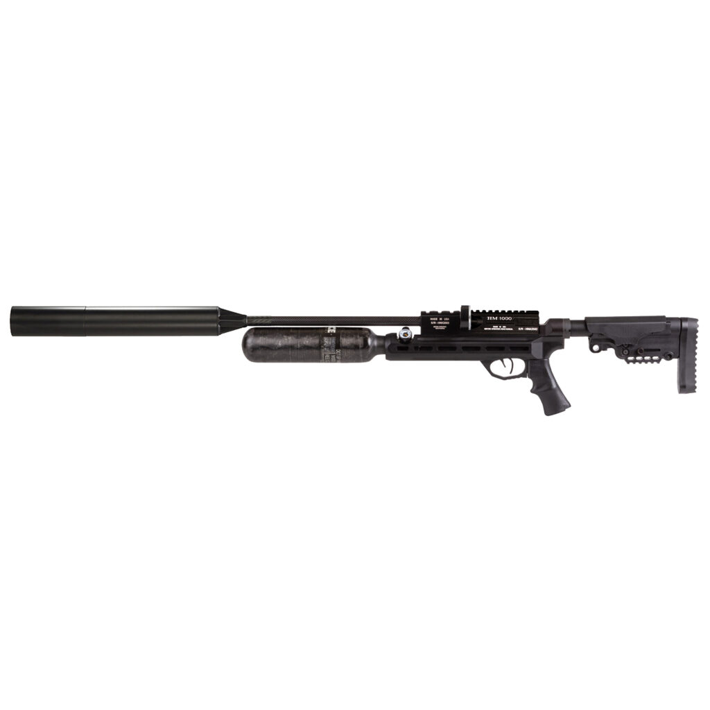 RAW HM1000x Chassis Rifle with Moderator – Blem Ambidextrous .25 Cal